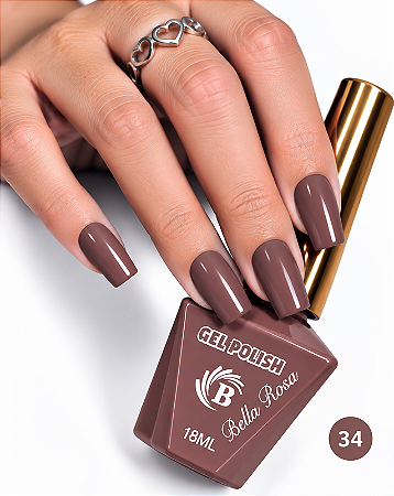 Esmalte Gel Bella Rosa Attention 18ml - 34