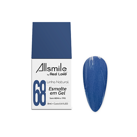 Esmalte Gel 10ml - Linha Natural - Allsmile by Real Love - 68