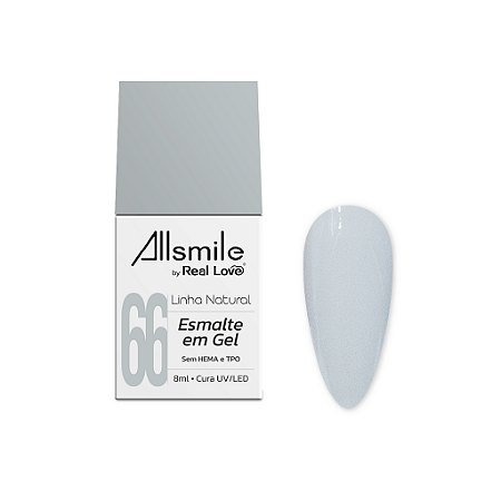 Esmalte Gel 10ml - Linha Natural - Allsmile by Real Love - 66