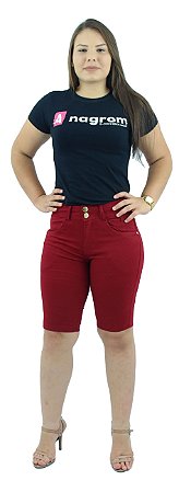 bermudas brim feminina