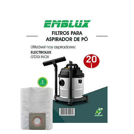 Filtro Aspirador de Pó Emblux GT20I