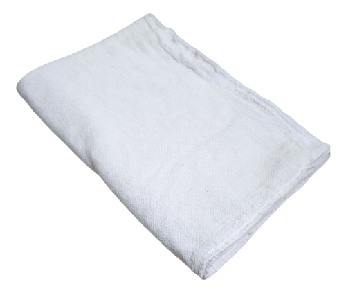 Kit 5 Pano De Chão Branco Grande Especial Extra Branco