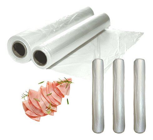 Folha para Frios 30X40 0,007,5mc C/ 1500 Folhas Únicas Para Frios 3 Rolos