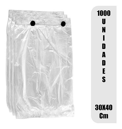 Saco Plàstico Blocado 30X40X1000 Sacos 0,016mc