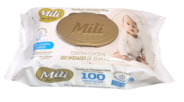 Toalha Lenço Umidecido Love & Care 1X100