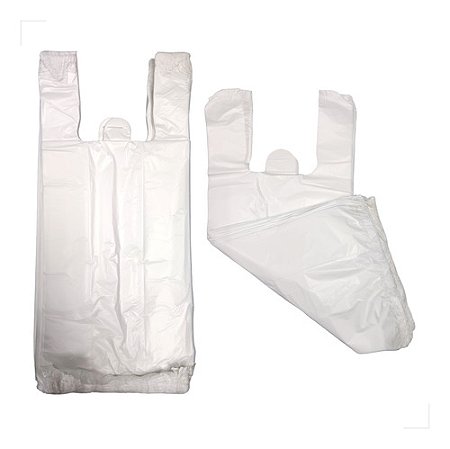 SACOLA BRANCA REFIL 25x35 - PP