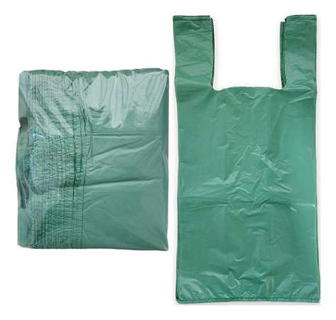SACOLA PLASTICA 40X50 COR C/ 100 UNIDADES