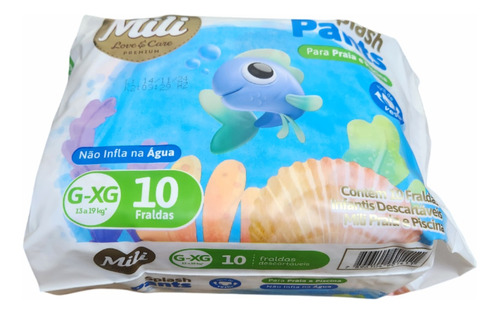 FRALDA LOVECARE PANTS SPLASH G/XG 1X10