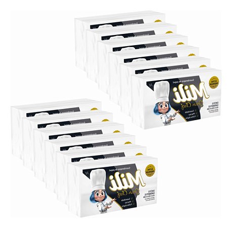 Guardanapos Mili Gran Chef Folha Dupla 300 Unidades 12 Pcts