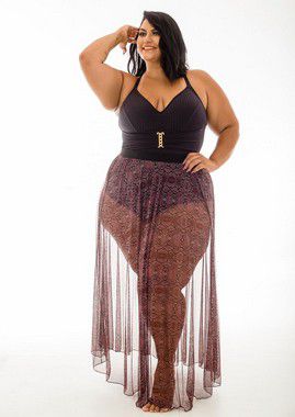 saia onça plus size