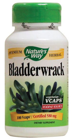 Bladderwrack (Fucus Vesiculosus)  580mg | 100 Cápsulas - Nature's Way