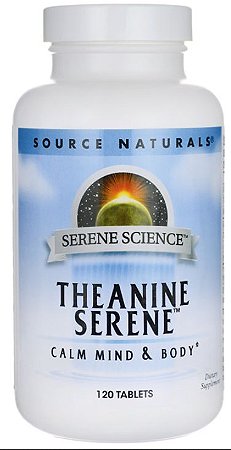 Theanine Serene (Calm Mind & Boby) | 120 tablets - Source Naturals