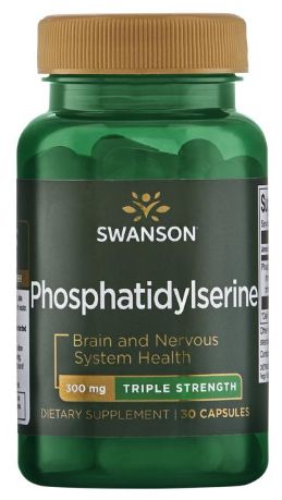 Triple-Strength Phosphatidylserine 300 mg | 30 Capsulas - Swanson ULTRA