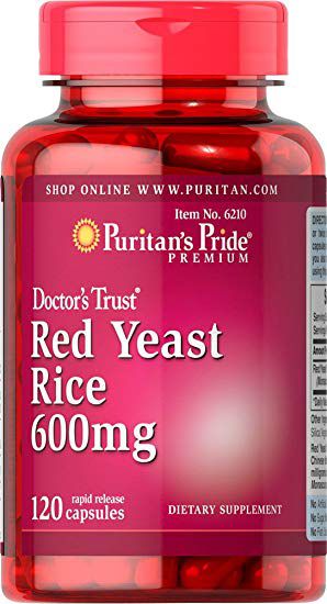 Red Yeast Rice 600mg | 120 Cápsulas - Puritan's Pride