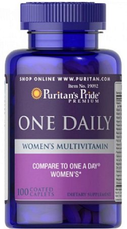 Multivitaminico Polivitaminico Diário para Mulheres | 100 caplets - Puritan's Pride