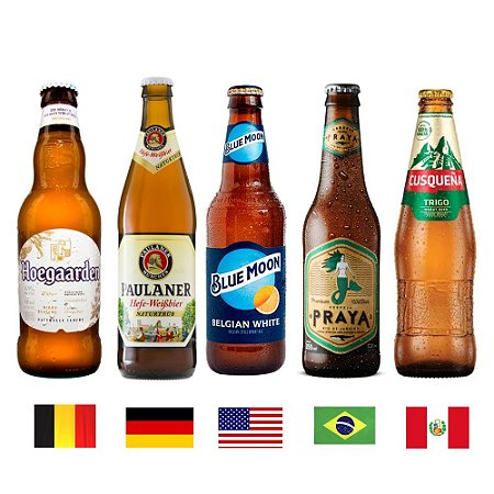 Kit Cervejas Artesanais de Trigo Weiss e Wit