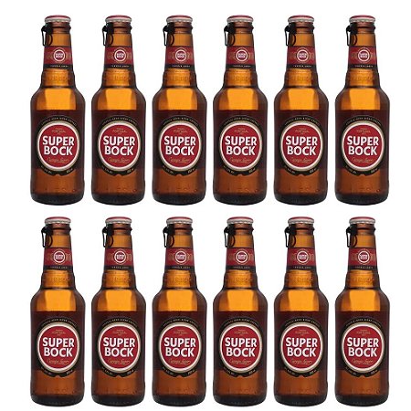 Caixa c 12 unidades Super Bock 250ml