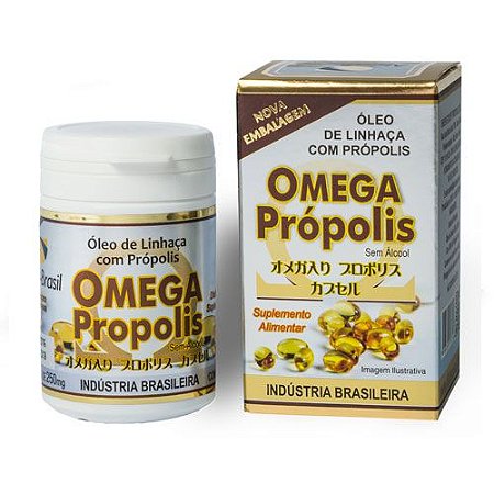 Cápsulas: Ômega Própolis