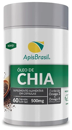 Óleo de Chia 500mg - Cápsulas