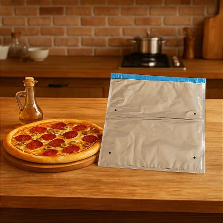 Embalagem Térmica Envelope Lisa Para Pizza 50x50 Cm-1000 Unid