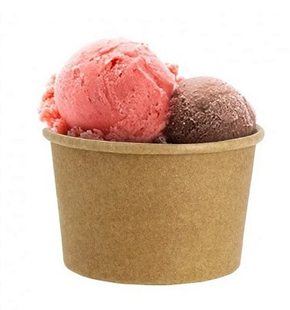 Kit de 50unid Pote Papel Molho 100 Ml Kraft Degustação Sem Tampa