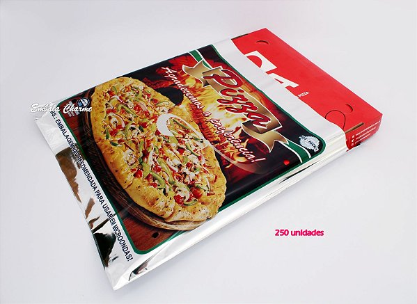 EMBALAGEM PARA PIZZA ENVELOPE TÉRMICO  44 x 44 cm - 250 Unidades