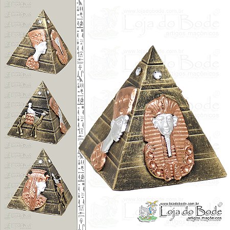 Pirâmide Egípcia - Faraós - 9cm