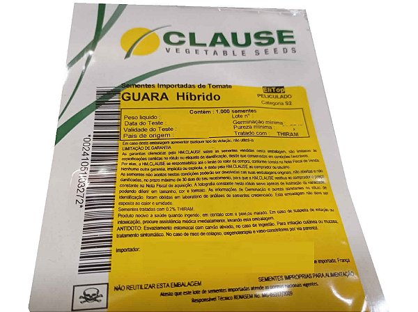 SEMENTE TOMATE GUARA F1 1.000 SEMENTES HIBRIDO SALADETTE