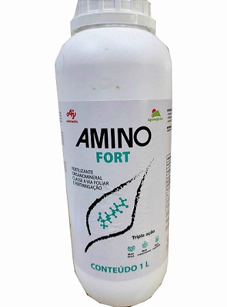 AMINO FORT 1 LITRO FOLIAR ANTI STRES PROTEÇÃO IMUNIDADE (AMINO IMUNE)