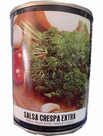 Semente De Salsa Crespa Extra Feltrin Lata de 100 Gramas