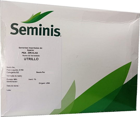 Sementes de Ervilha de Grão Utrillo Pacote 2 kg