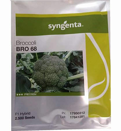 Sementes De Brócolis Híbrido Bro 68 2.500 Sementes Syngenta
