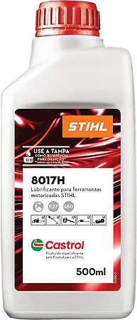Óleo Castrol Stihl 8017h Lubrificante Para Roçadeiras Motores 2 tempos frasco com 500ml