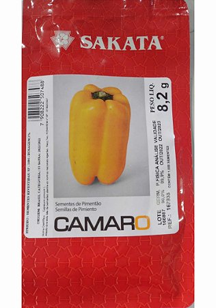 SEMENTE PIMENTAO CAMARO AMARELO 1.000 SEMENTES SAKATA