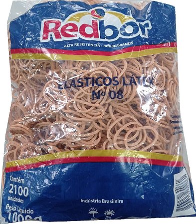 Elástico Látex Nº 8 Pacote Com 1 Kg Japonês, Dinheiro , maçaria