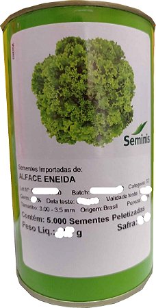 Sementes de Alface Crespa Eneida com 5.000 Sementes Seminis