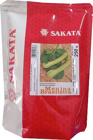 Semente De Abóbora Menina Brasileira Sakata - 250 Gramas