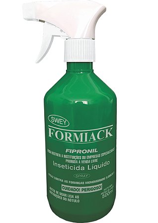 Inseticida FORMIACK embalagem com 500 ml Com Aplicador - combate FORMIGAS, PULGAS, CARRAPATOS E CUPINS