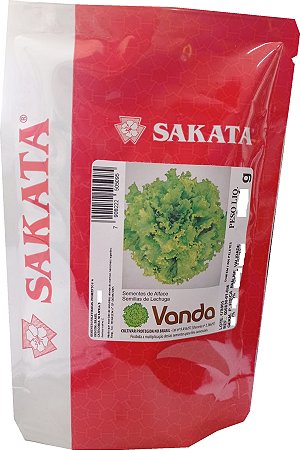 Sementes Alface Crespa Vanda 7.500 Sementes Sakata PELETIZADA