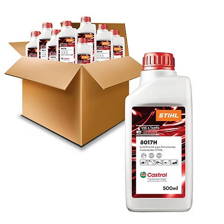 Óleo Stihl Castrol 8017h 500ml Caixa Com 20 Peças Original