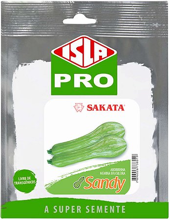 Abobrinha Sandy Hibrida Menina Brasileira 100 Sementes IslaPro Sakata