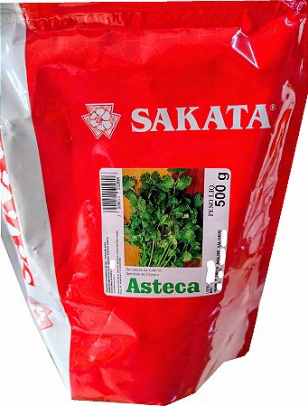 Semente Coentro Asteca Sakata Pacote 500 Gramas