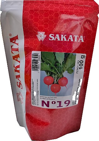 Sementes De Rabanete N° 19 - 100 Gramas Sakata