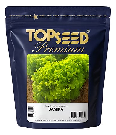 Sementes De Alface Crespa Samira Peletizada 10.000 Sementes