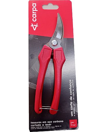 Tesoura Poda Leve 18cm Bico Curvo - 01h18 Carpa Portugal