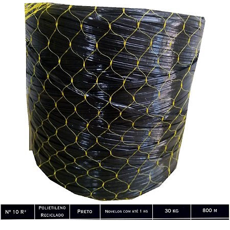Fitilho Condutor Plantas Nº 10R Reciclado Reforçado até 30 kg Tração Aproximadamente 800 Metros