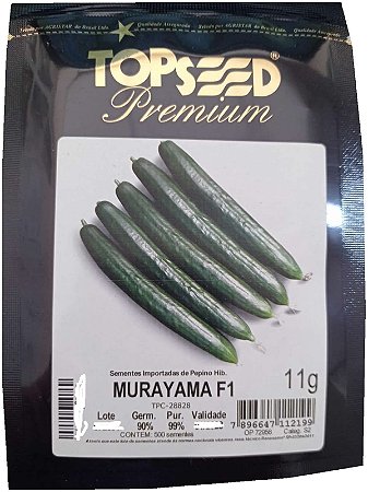 Semente Pepino Japonês Murayama F1 Hibrido 500 Sementes