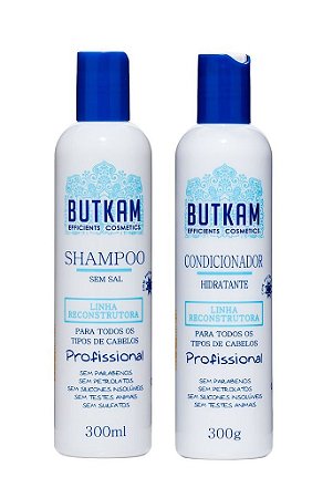 Shampoo + Condicionador Butkam - Linha Reconstrutora Profissional