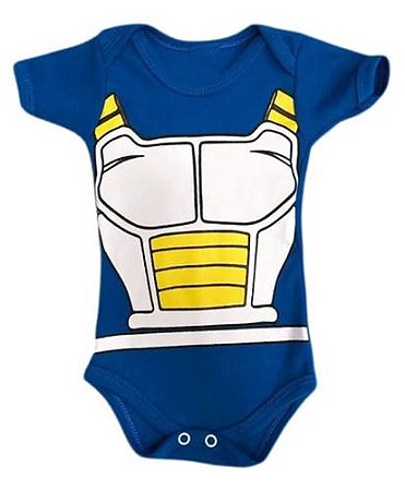 Body Super Saiyajin Vegeta Menina / Menino Mesversario Temas