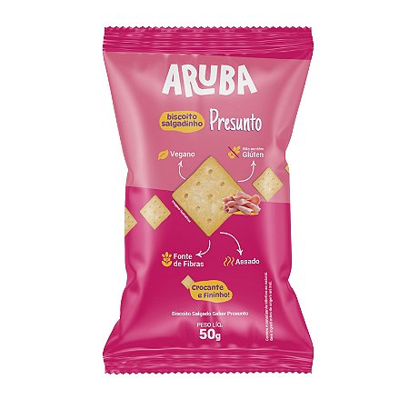 Aruba Salgadinho Sabor Presunto - 50gr